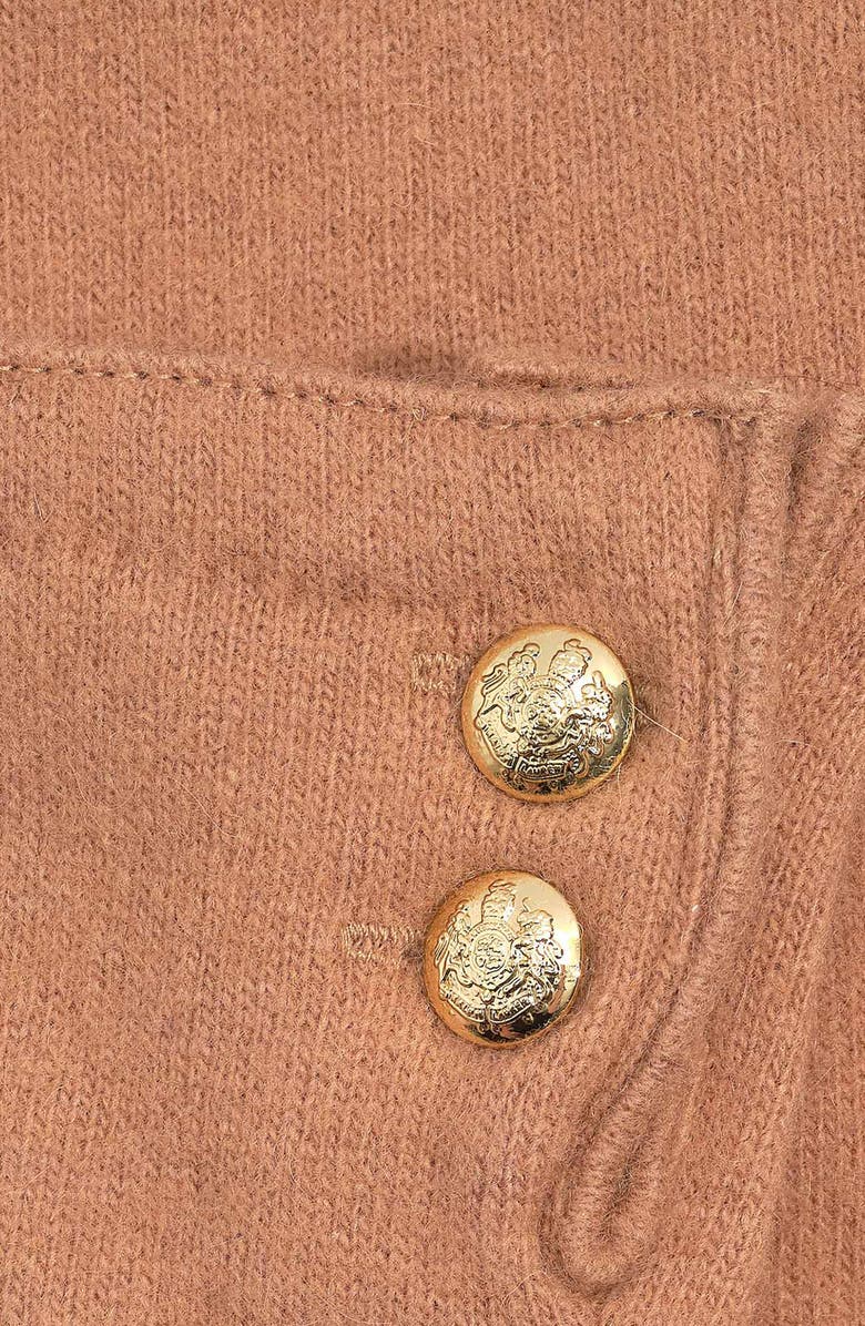 Lauren Ralph Lauren 2 Button Cashmere Blend Touch Glove, Alternate, color, Classic Camel