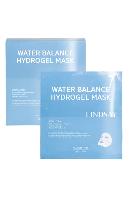 LINDSAY Water Balance Hydrogel Mask Set at Nordstrom, Size 4 Count