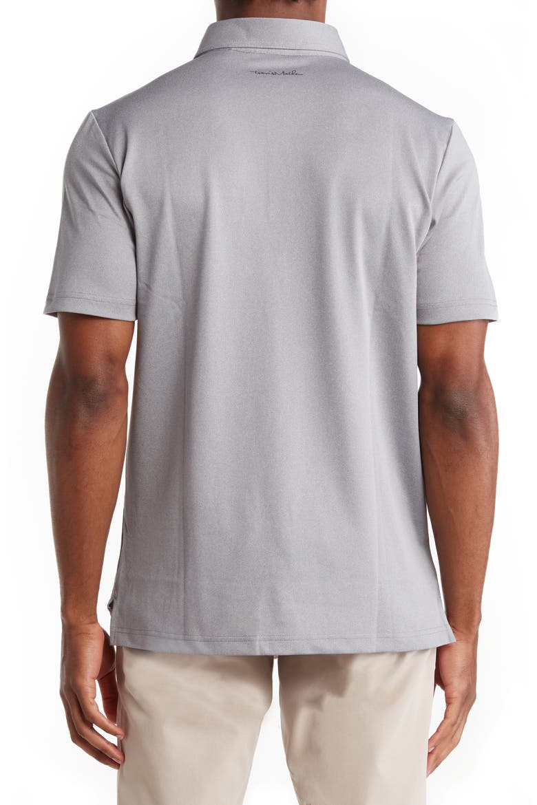 Sea to Sea Americana Polo Shirt, Alternate, color, HEATHER MEDIUM GREY