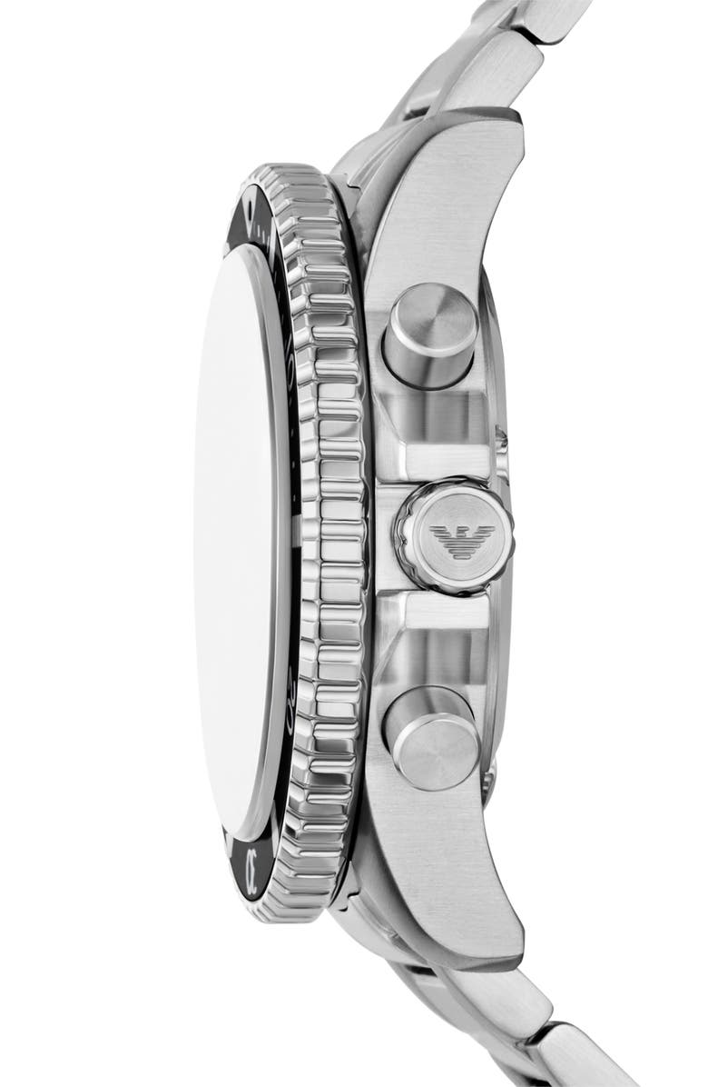 Emporio Armani World Explorer Solar Chronograph Bracelet Watch, 43.5mm, Alternate, color,