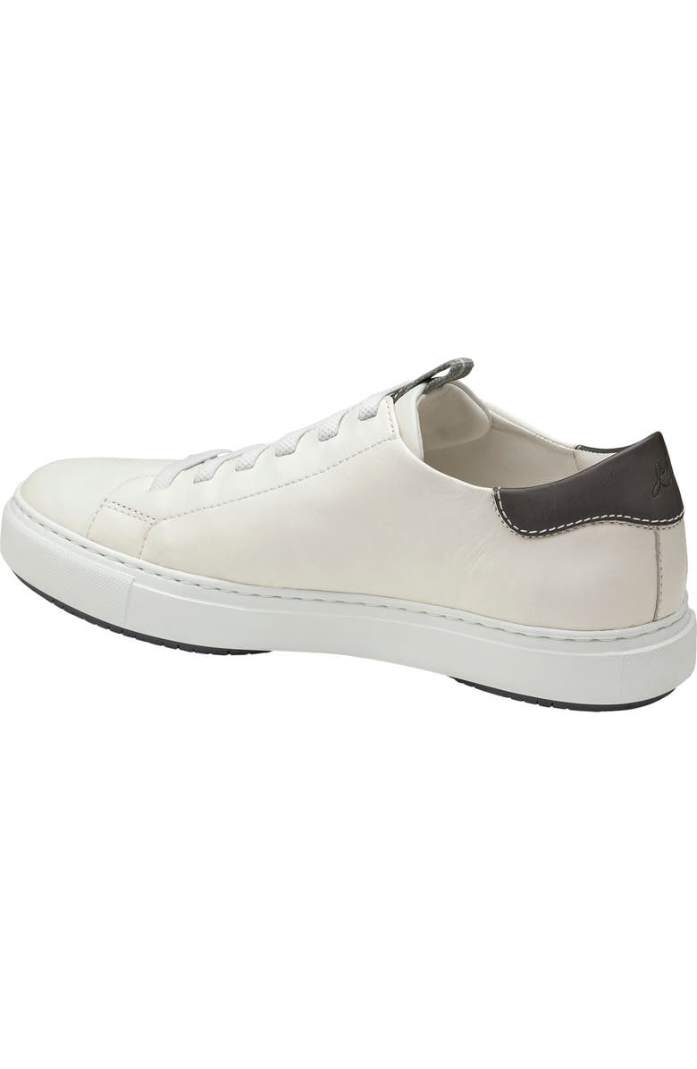 Johnston & Murphy Anson Lace to Toe Sneaker, Alternate, color, White Sheepskin
