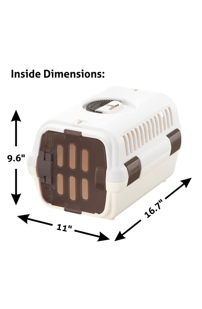 Richell Pet Travel Carrier II,  Small Pets Up to 11 lbs, Alternate, color, Multicolored