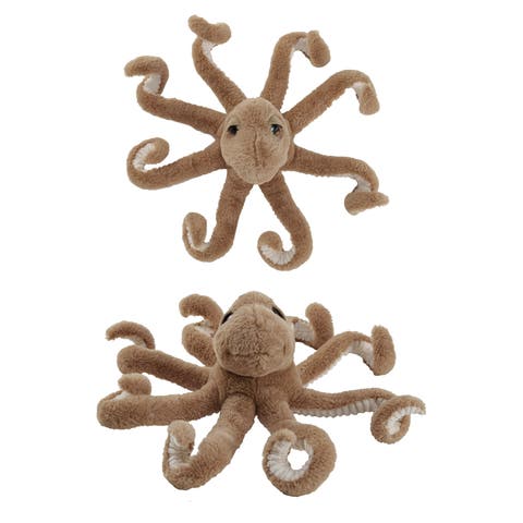 Plush Octopus Toy with Stretchable Legs