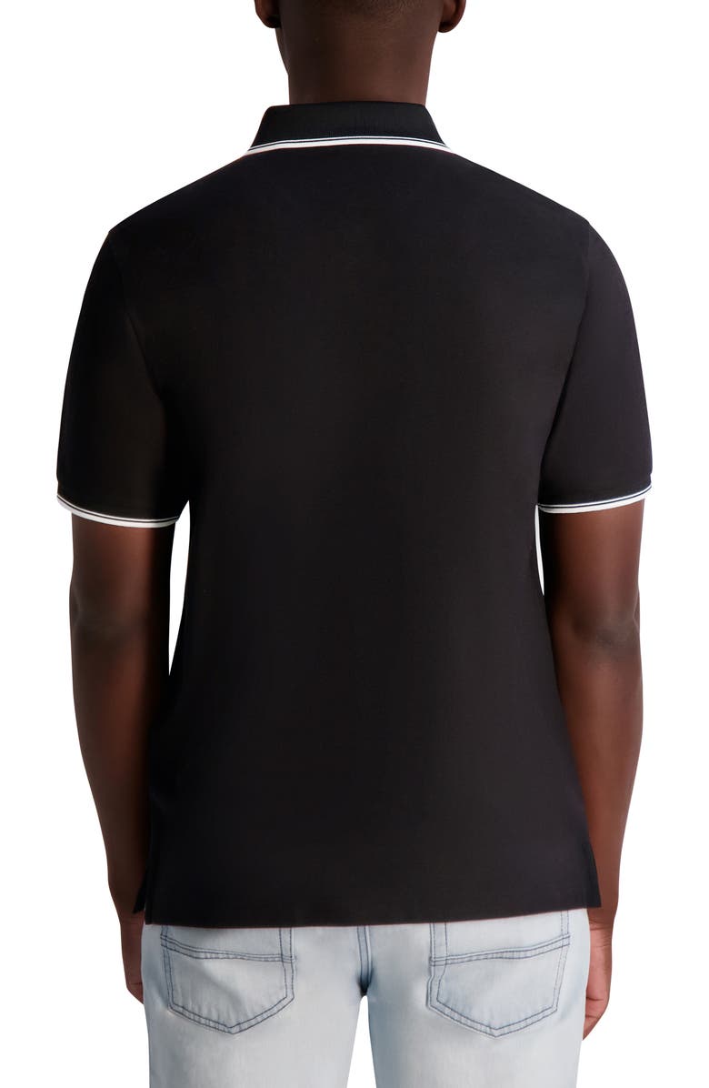 KARL LAGERFELD PARIS Core Karl Tipped Polo, Alternate, color,