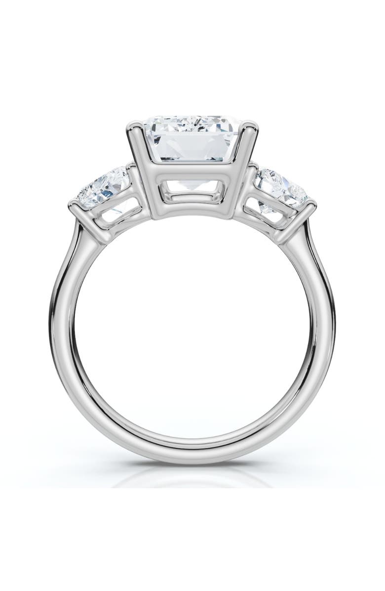 Bliss Diamond Certified 2 1/2Ct Madison Emerald Cut Diamond Engagement Ring 14k Gold Lab Grown, Alternate, color, 14K White Gold