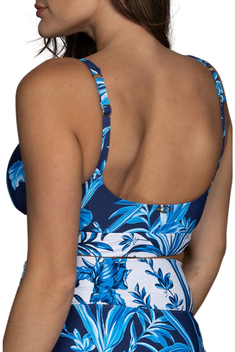 Ceclie Midkini Bikini Top, Alternate, color, PANTHEON BLUE