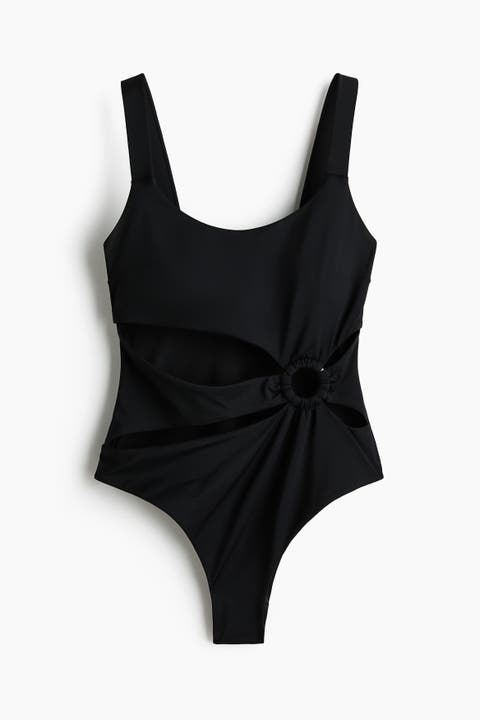 Padded-cup High Leg Swimsuit