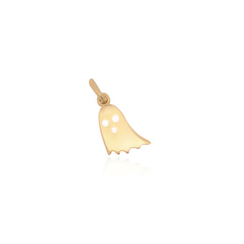 Mini Gold Ghost Charm