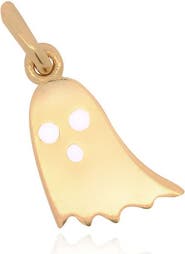 The Lovery Fine Jewelry Mini Gold Ghost Charm