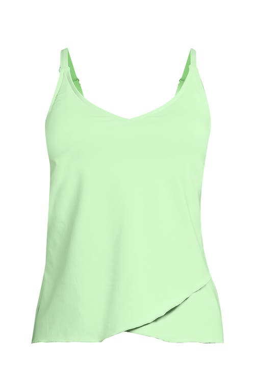 LANDS' END LANDS' END TULIP HEM TANKINI TOP