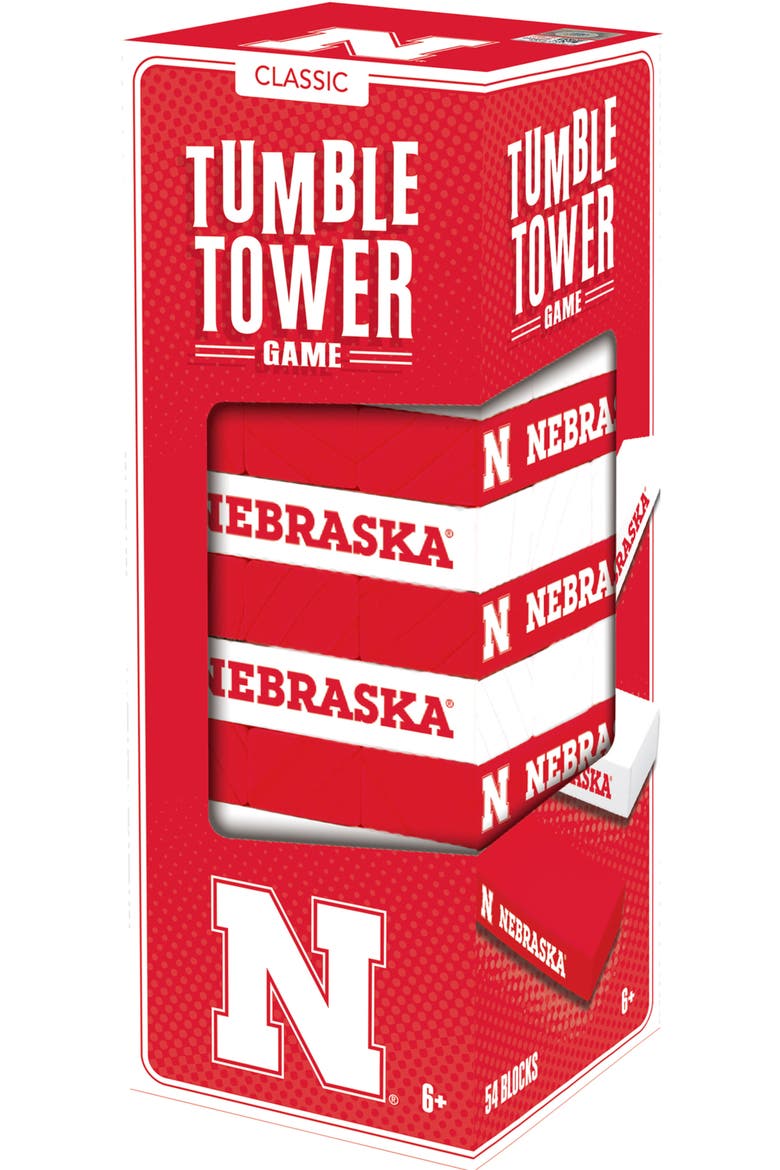Nebraska Cornhuskers Tumble Tower, Main, color, Multicolor