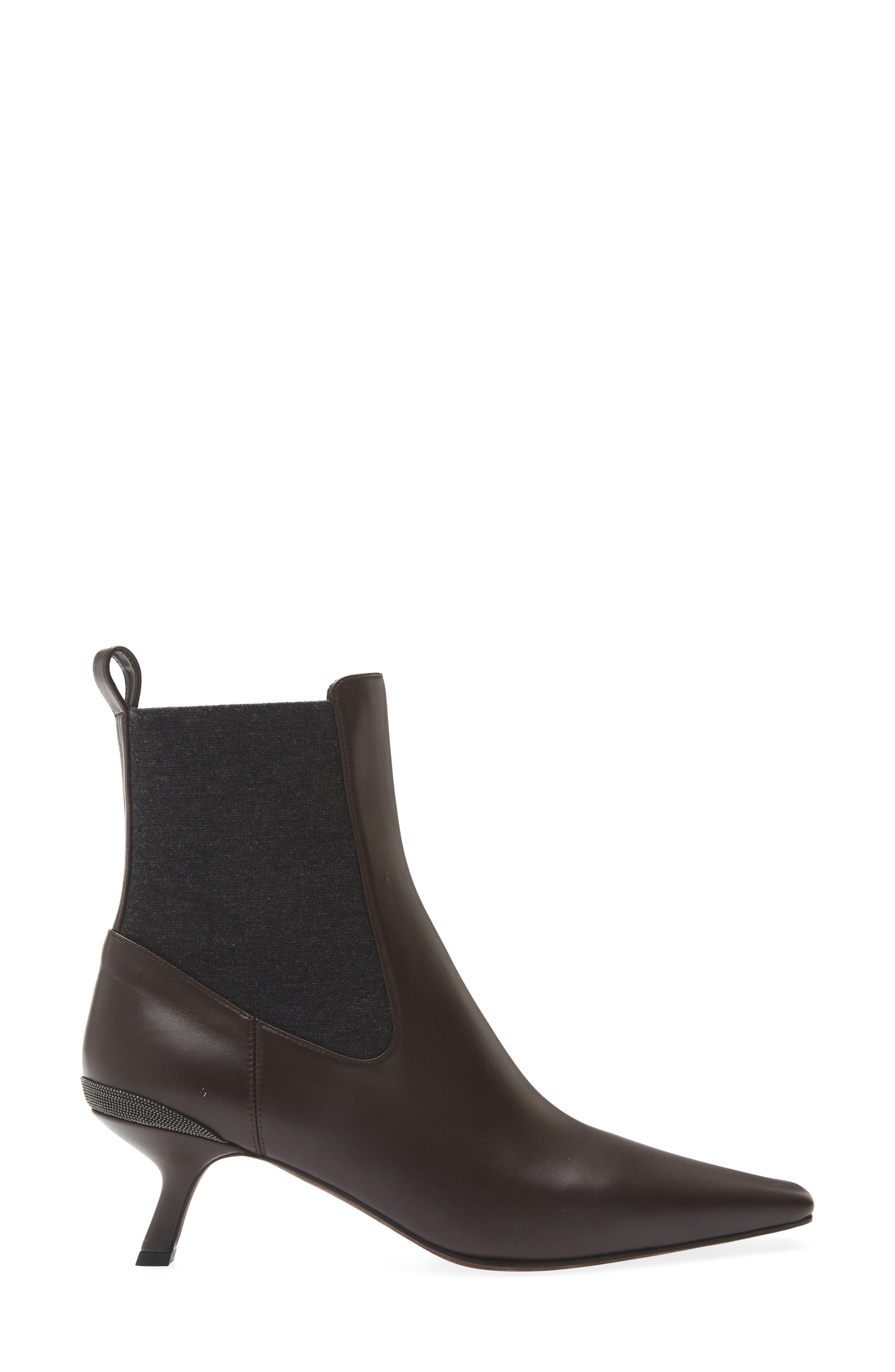 Snip Toe Kitten Heel Chelsea Boot, Alternate, color, C8279 TESTA MORO