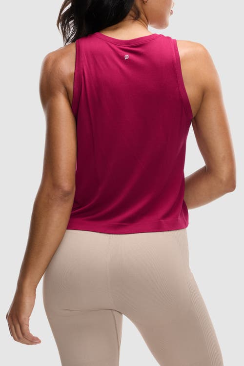 Peloton Seamless Tank In Beet Red
