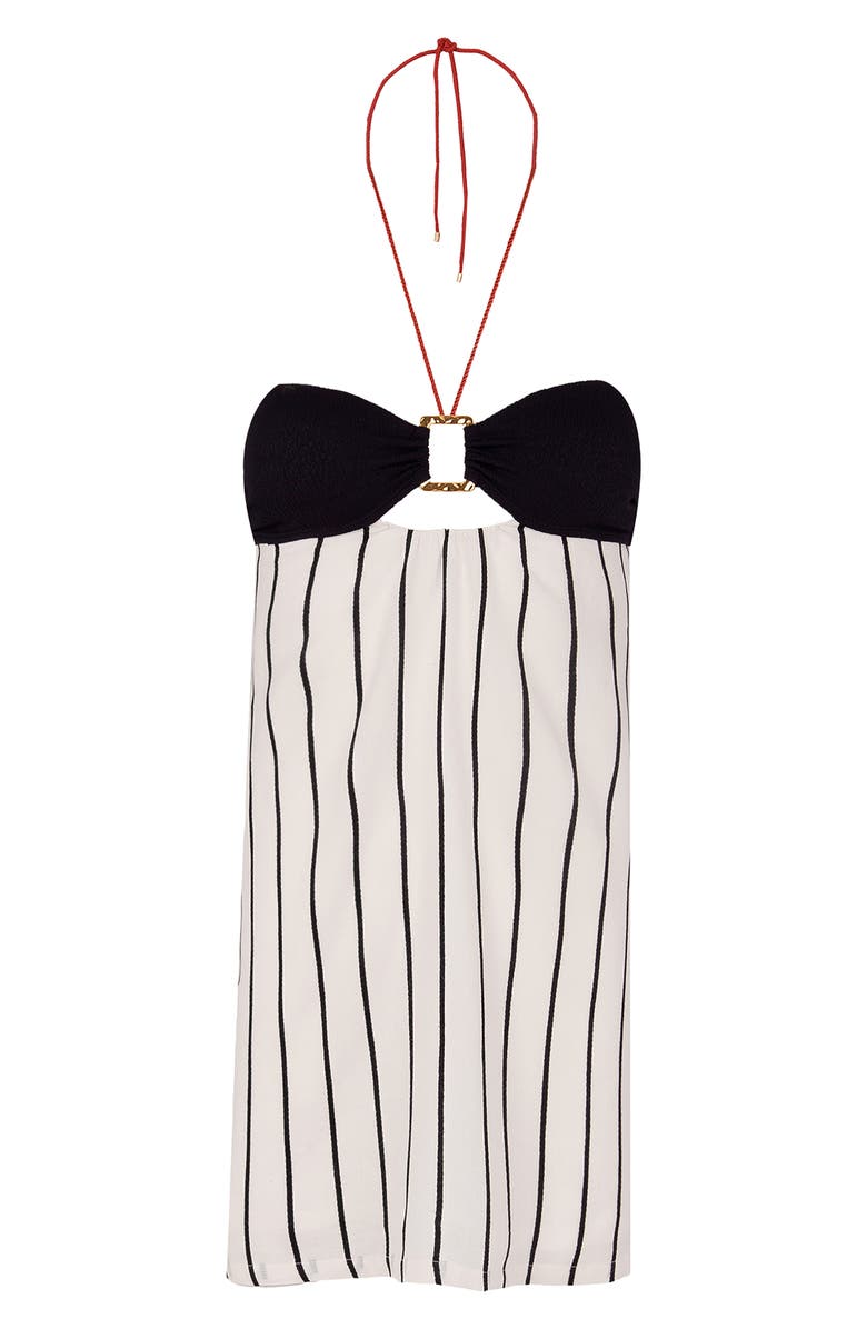 ViX Paula Hermanny Serpentine Dina Cover-Up Dress, Alternate, color,