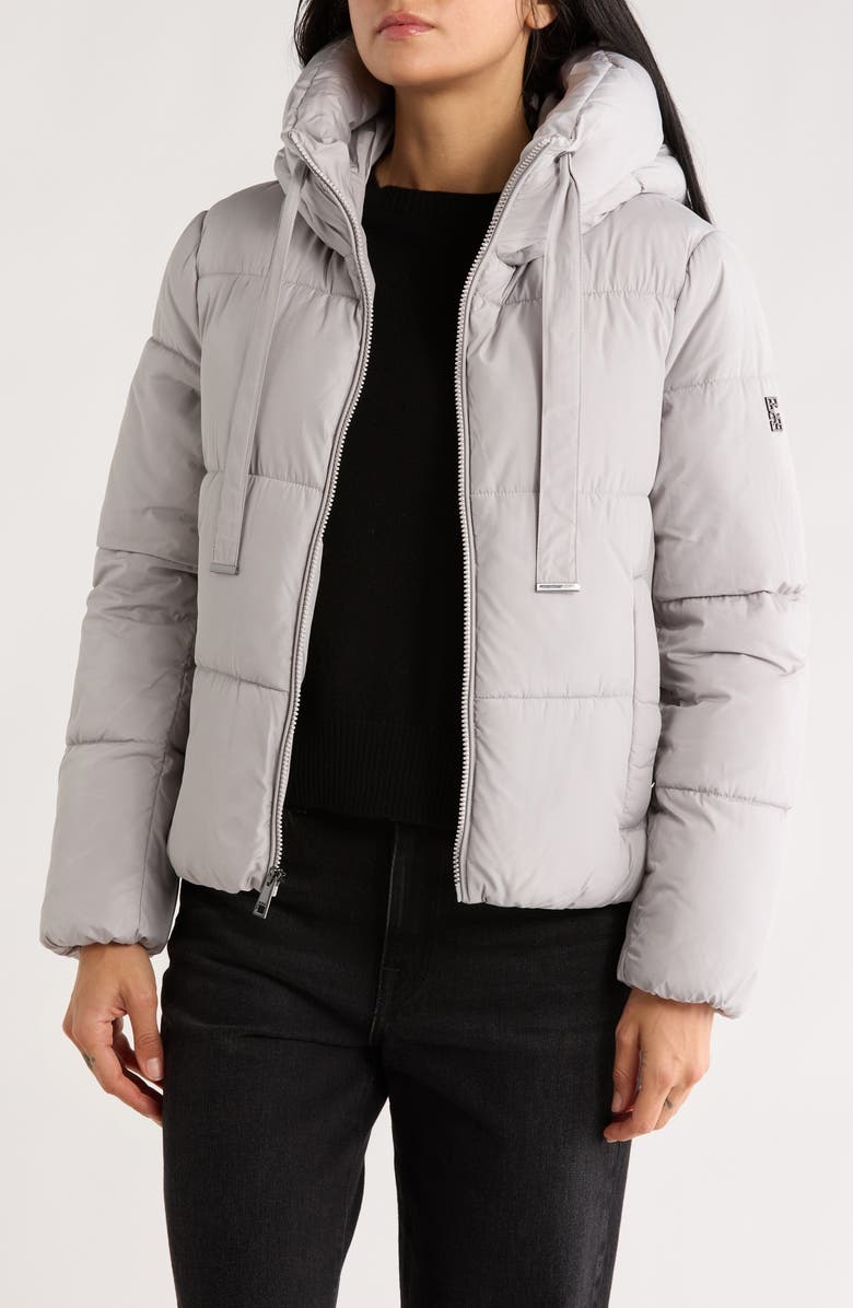 BCBGeneration Cloud Hooded Puffer Jacket, Alternate, color, Stone