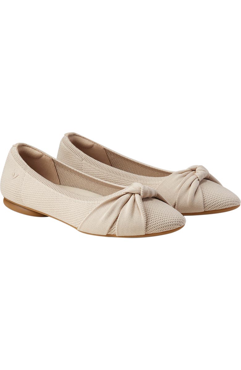 VIVAIA Almond-Toe Knotted Flats, Main, color, Almond