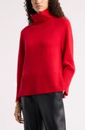 Nordstrom Wool & Cashmere Raglan Turtleneck Sweater