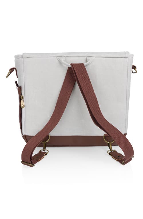 Picnic Time Adventure Wine Tote Bag & Accessories Set In White