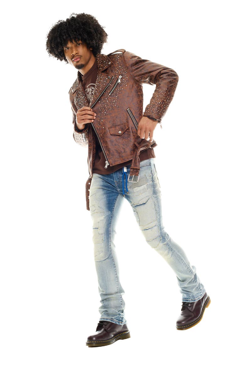 Lenny Rip & Repair Bootcut Jeans, Alternate, color, LUCA