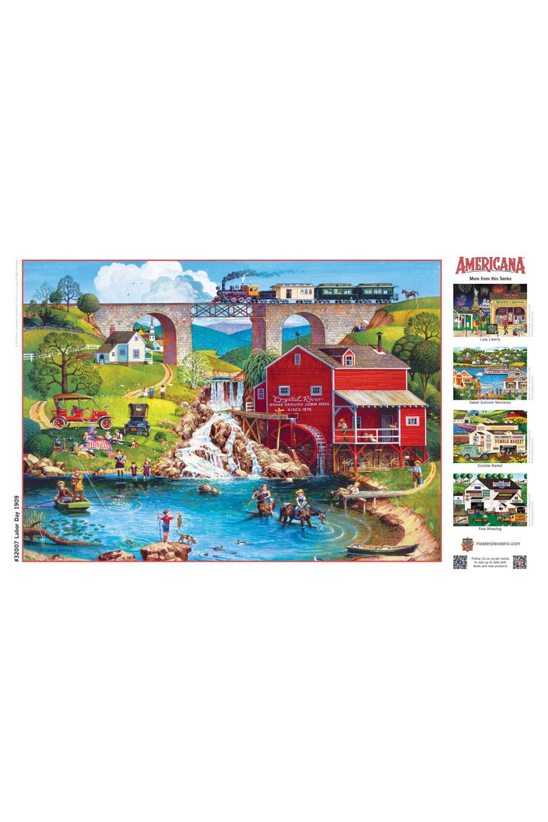 Labor Day 1909 500 Piece Jigsaw Puzzle, Alternate, color, Multicolor