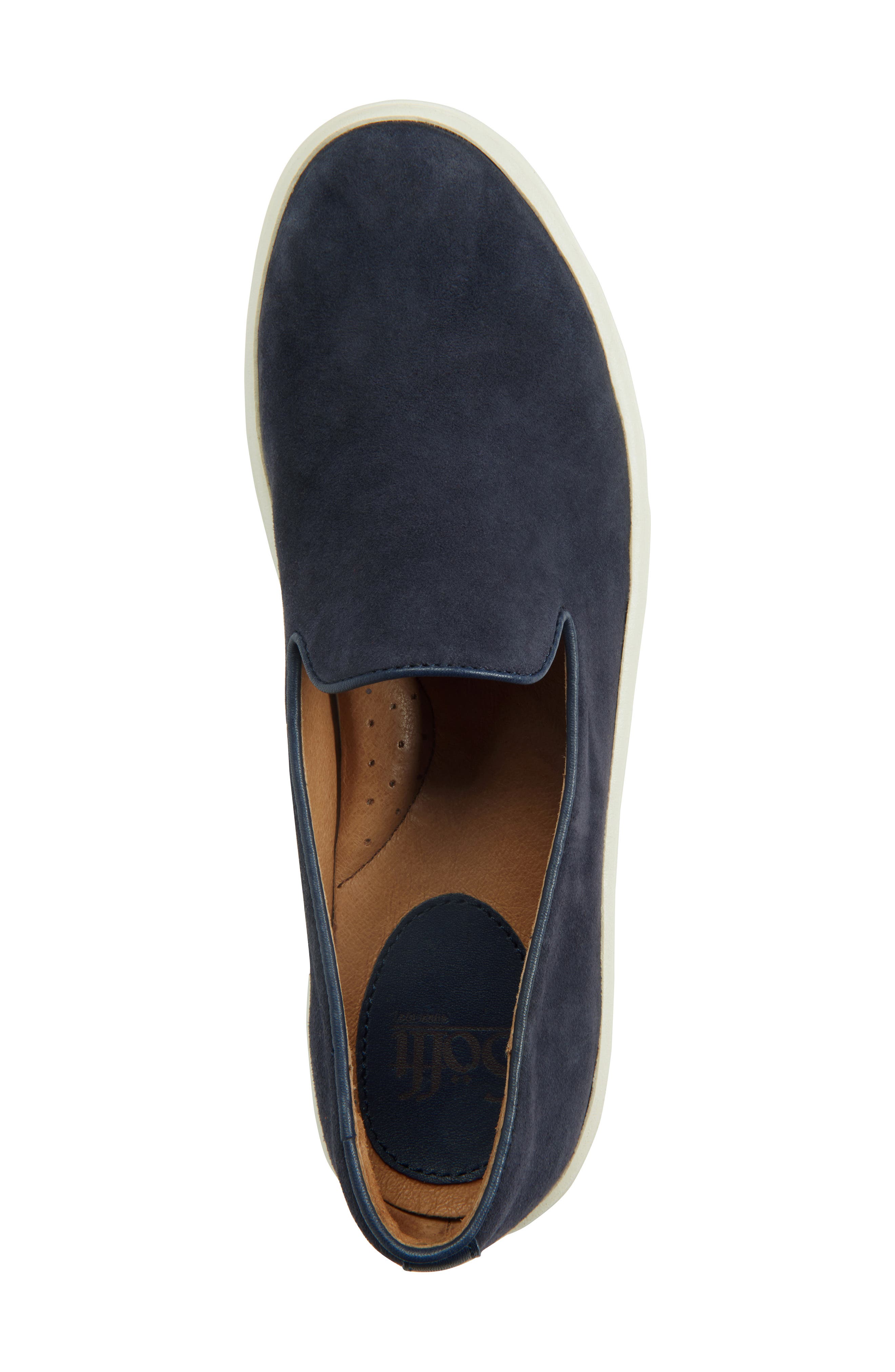 Somers Slip-On Sneaker, Alternate, color, NAVY SUEDE
