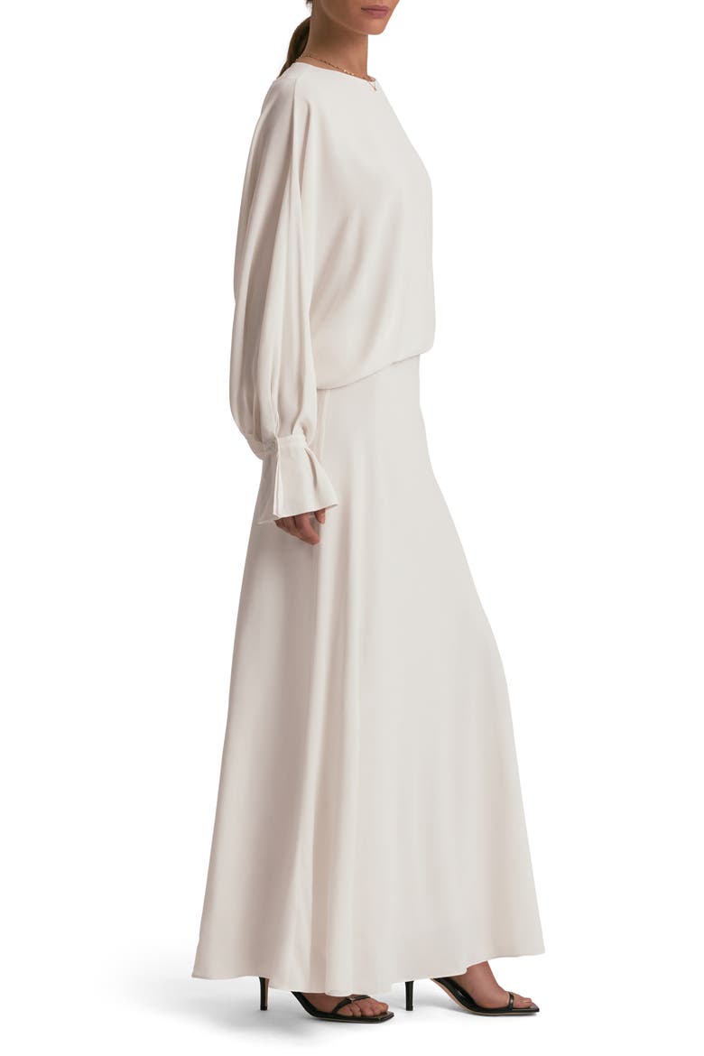 Making Me Blush Long Sleeve Maxi Dress, Alternate, color, IVORY