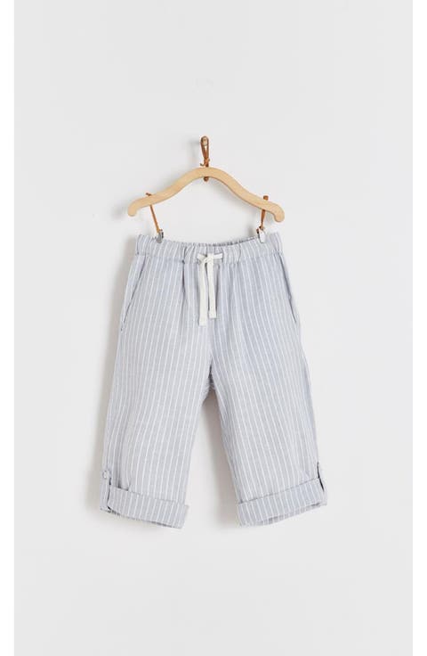 Grey Linen Pants