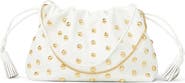 Veronica Beard Small Stash Studded Leather Drawstring Clutch