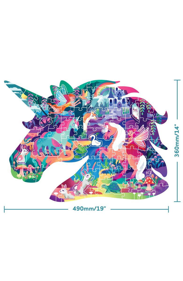 Jr. Jigsaw 100Piece Jigsaw Puzzle Magical Unicorn Forest Puzzle
Coloring Book, Alternate, color, Multicolored