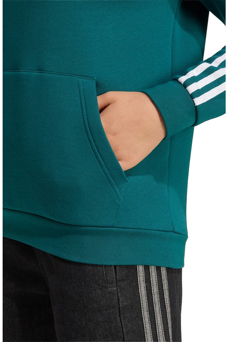 Kids' Adicolor Graphic Hoodie, Alternate, color, RICH GREEN/ BLACK