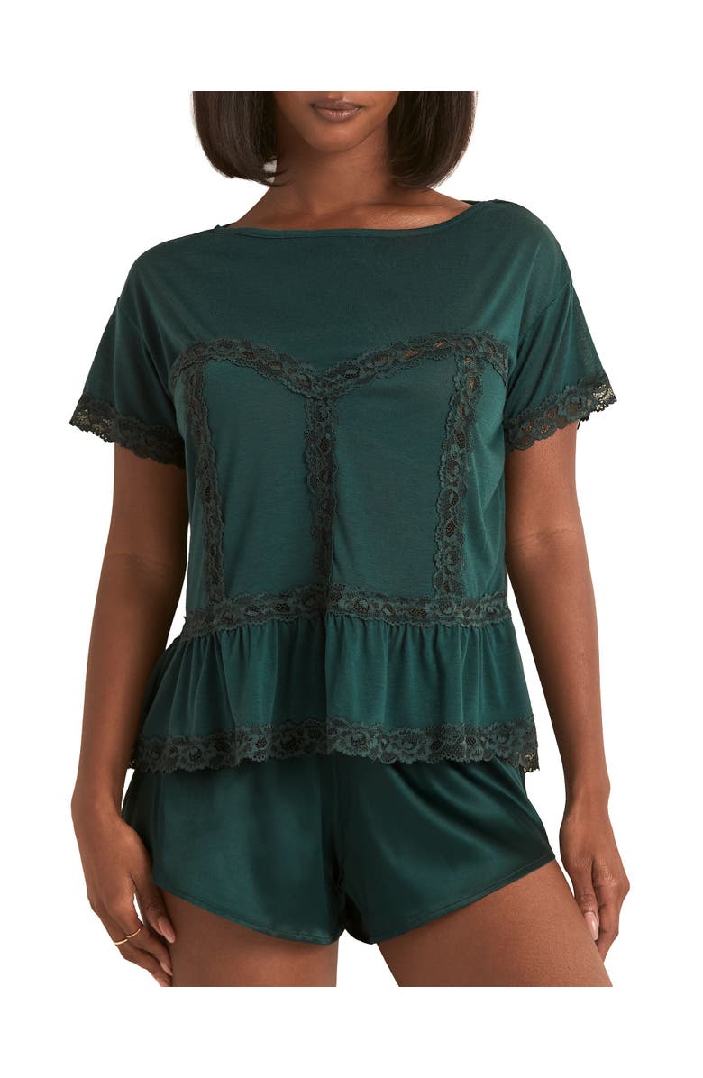 Adore Me Patrice Pajama Set, Main, color, Dark Green