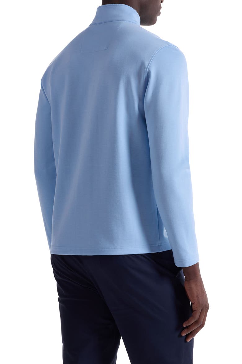 Solid Quarter Zip Pullover, Alternate, color, SKY