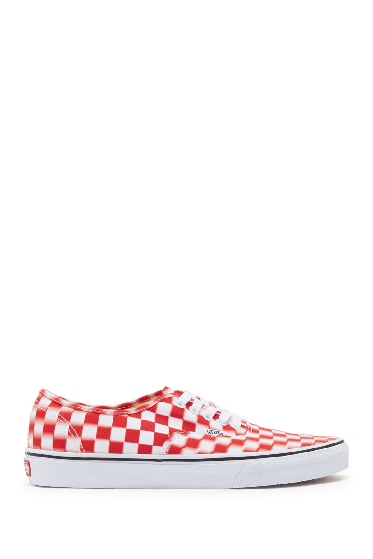 Vans Authentic Blur Check Sneaker, Alternate, color, 