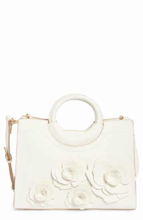 Nanette Lepore Floral Appliqué Satchel Bag