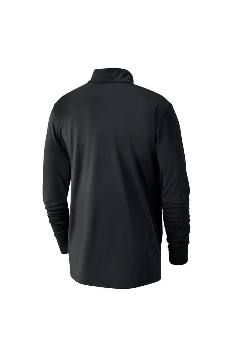 Nike Men's Nike Black Houston Rockets 2024/25 City Edition Authentic Coaches Performance Half-Zip Top, Alternate, color, 