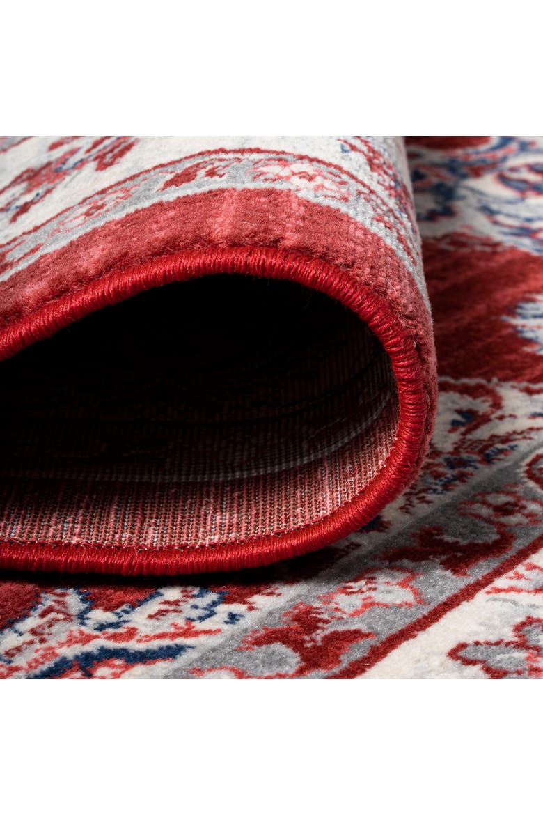 Modern Persian Vintage Moroccan Traditional Area Rug, Alternate, color, Red/Ivory
