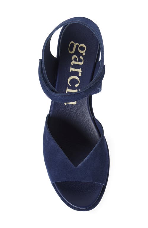 Shop Pedro Garcia Nirvana Platform Sandal In Marina Castoro