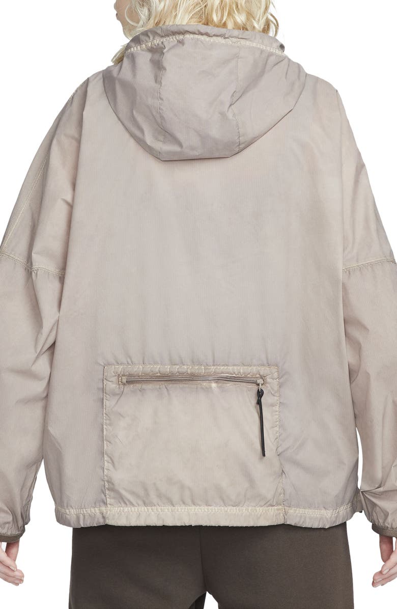 Nike Sportswear Repel Tech Packable Oversize Hooded Nylon Jacket, Alternate, color, 