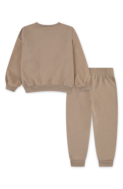 Nike Cozy Comfort Pullover & Joggers Set In Neutral