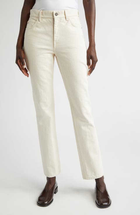 Reeve High Waist Ankle Straight Leg Jeans