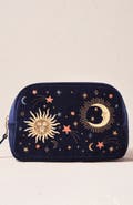 Elizabeth Scarlett Celestial Velvet Makeup Bag