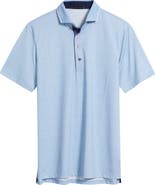 Greyson Rogue River Wave Print Performance Golf Polo