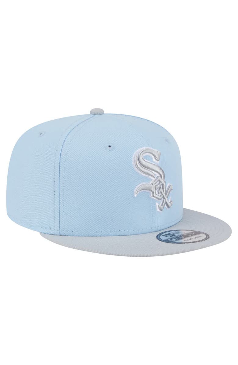 New Era Man's New Era Light Blue/Gray Chicago White Sox 2-Tone Color Pack 9FIFTY Snapback Hat, Alternate, color, 
