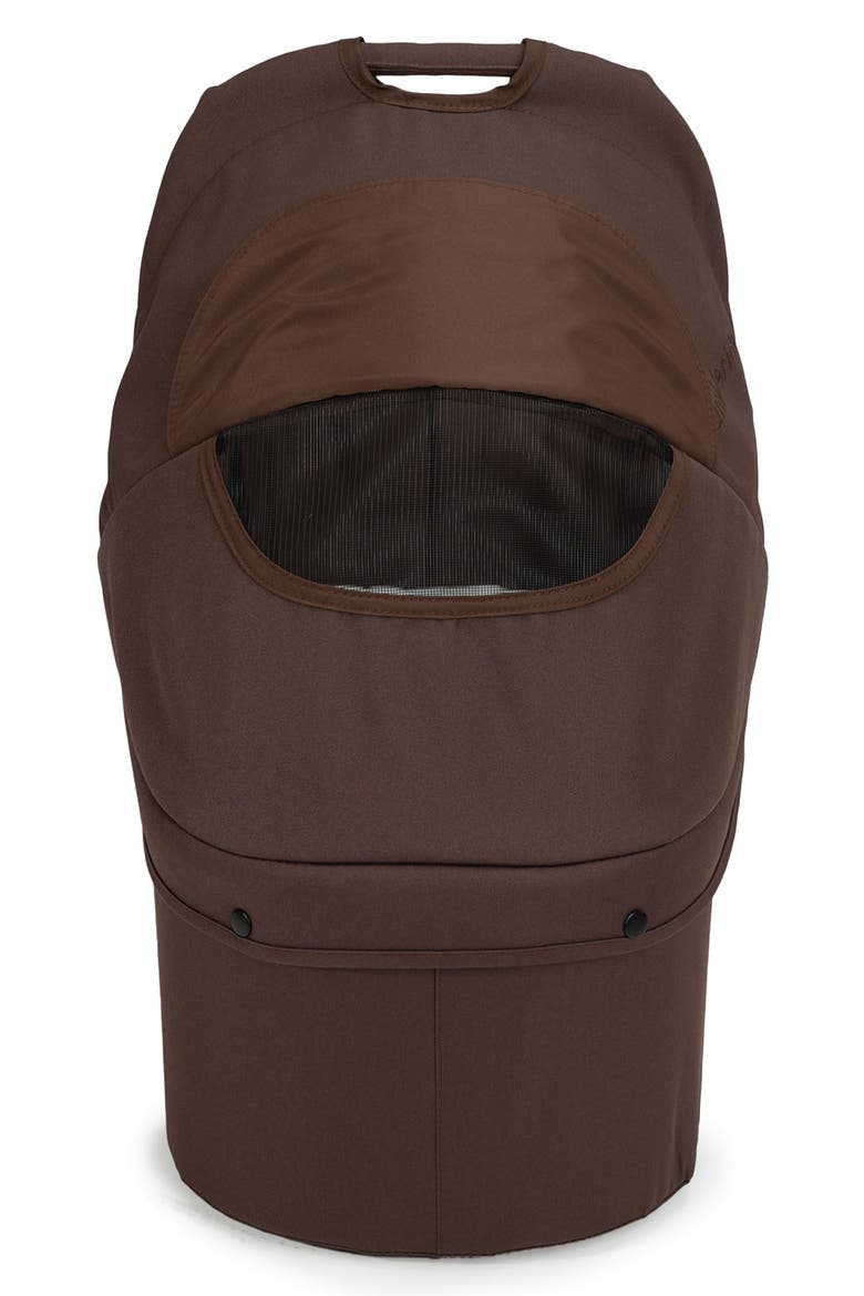 Indie Twin Stroller Bassinet, Alternate, color, WALNUT
