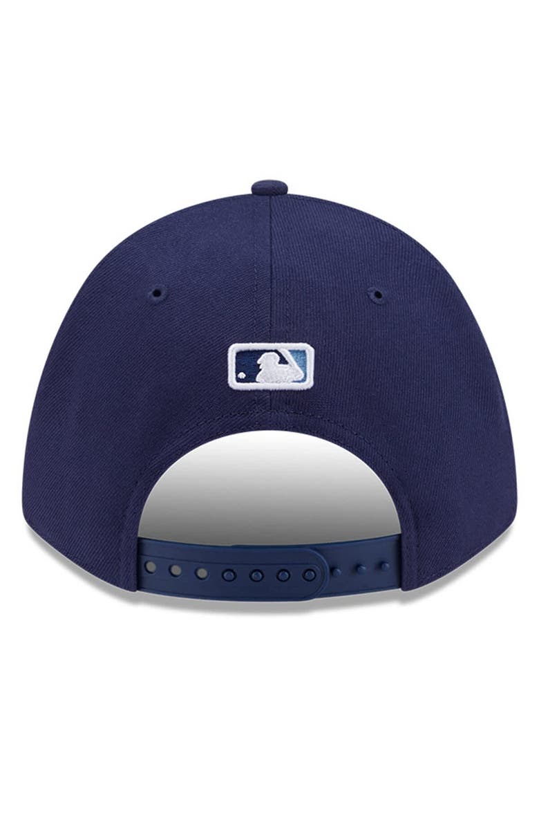 New Era Men's New Era Navy Tampa Bay Rays Player Replica 9FORTY Adjustable Hat, Alternate, color, Navy