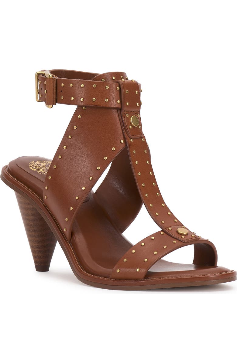 Vince Camuto Faunie T-Strap Sandal, Main, color, Whiskey