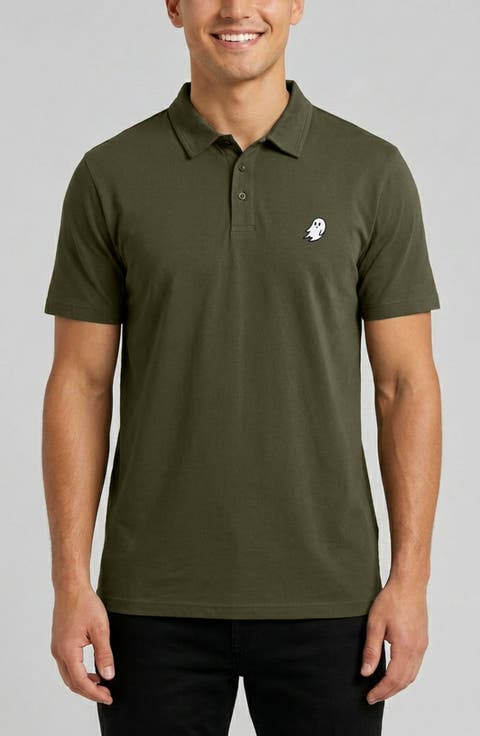 Ghost Midweight Short Sleeve Polo Shirt
