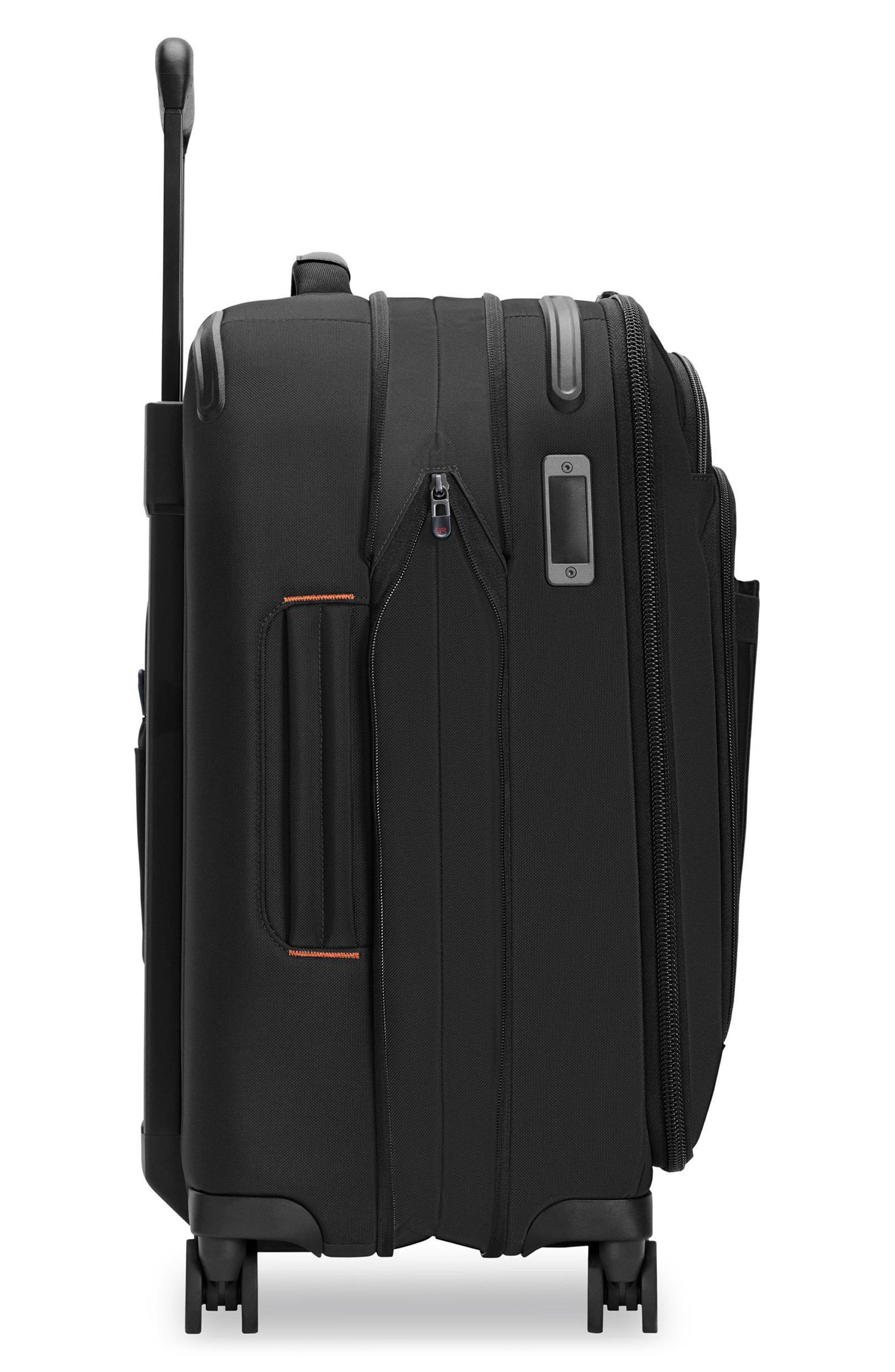 Briggs 
Riley ZDX Essential 22-Inch Expandable Carry-On Spinner Suitcase, Alternate, color, Black