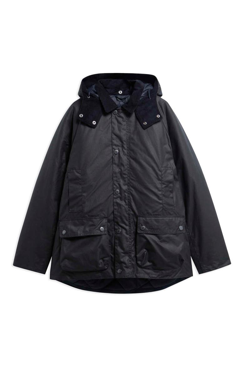 Modern Beaufort Waxed Cotton Jacket, Alternate, color, NAVY/ SHADOW CLASSIC