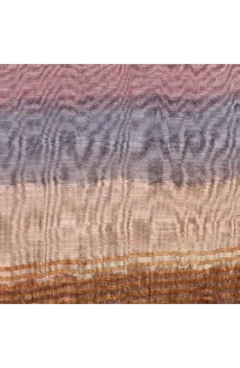 22535459 Striped Lightweight Scarf, Alternate, color, Coral